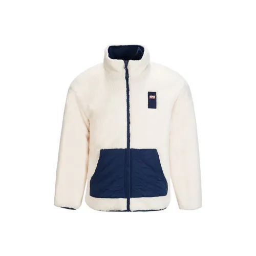 Anta Sports Life Collection Velvet feel Coat Men's Vanilla White