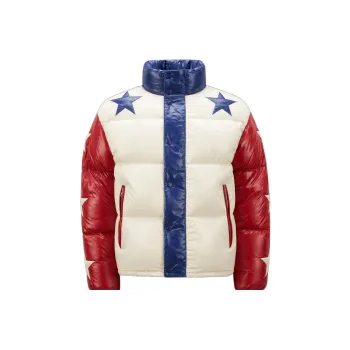 MONCLER GENIUS x PALM ANGELS FW22 Down Jacket Unisex White