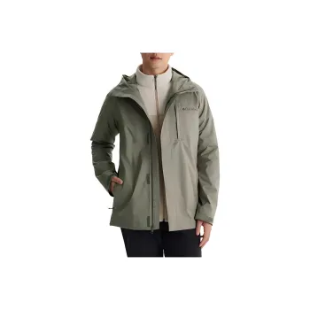 Columbia FW24 Waterproof And Windproof Windbreaker Jacket Unisex Green
