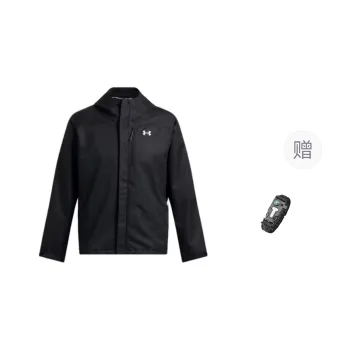 Under Armour Storm Jackets Coats Men's Black Comes With Survival Wristbands