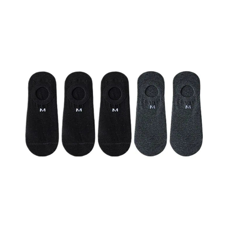 Cotton Gene No Show Socks Men's 5 Pack-18