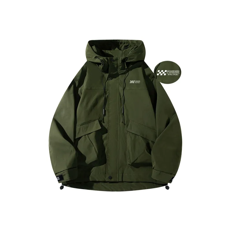 FORIDER Water Resistant Windbreaker Jacket Unisex-0