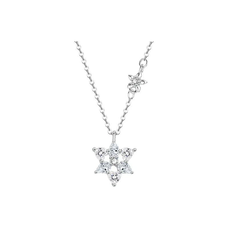 Happy Tide S 999 Fine Silver Necklaces Women's-0
