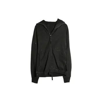BORIS BIDJAN SABERI Long sleeved Zipped Hoodie