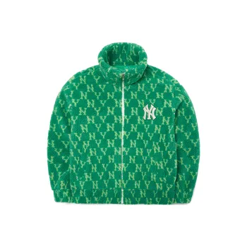 MLB Velvet feel Coat Unisex Green