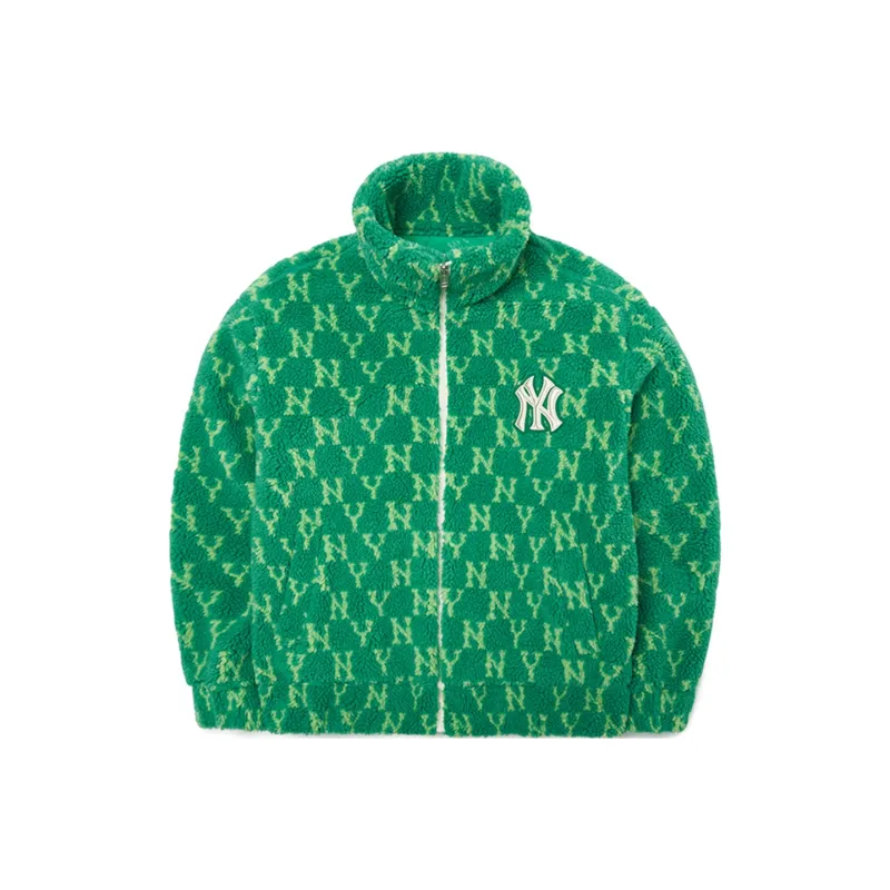 MLB Velvet feel Coat Unisex Green-0