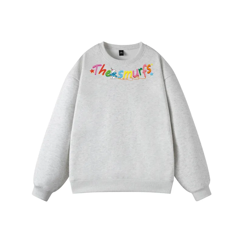 The Smurfs Sweatshirt Unisex White-10