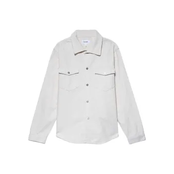 FRAME Denim Jackets Men Ecru