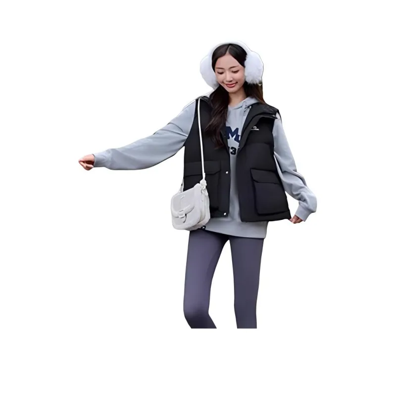 CAMEL Warm Fleece Series Vest Unisex-0