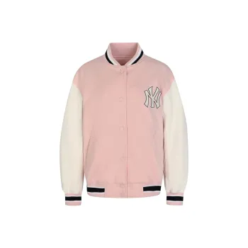 MLB Baseball Jacket Unisex Pink