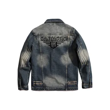 SANTASTIC Denim Jacket Men's Blue