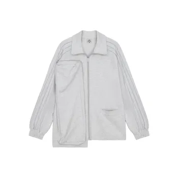 HIPHOPKING Jackets Coats Unisex Light Gray