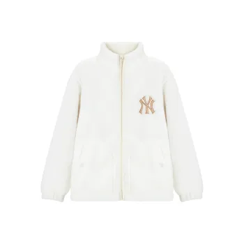 MLB Velvet Jackets Unisex Cream