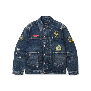 COVERNAT x WRANGLER FW24 Denim Jacket Men's Blue