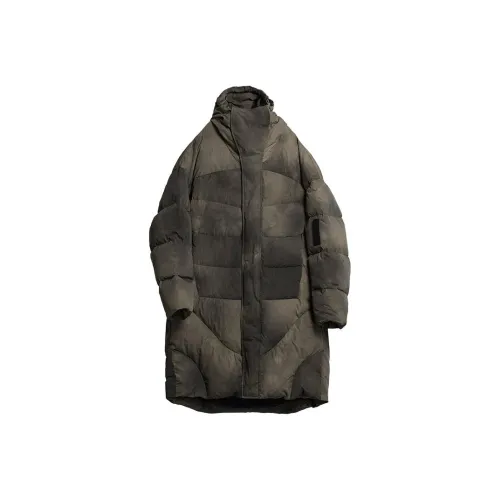 A. A. Spectrum Logo-patch Padded Jacket