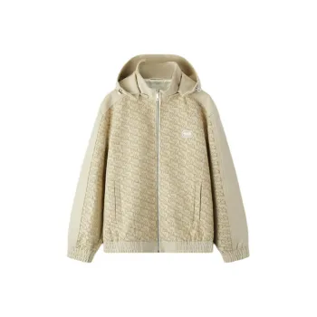 DILLO Denim Jacket Men's Beige Letter