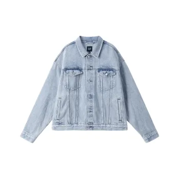 GAP Denim Jacket Unisex Light-Coloured Wash