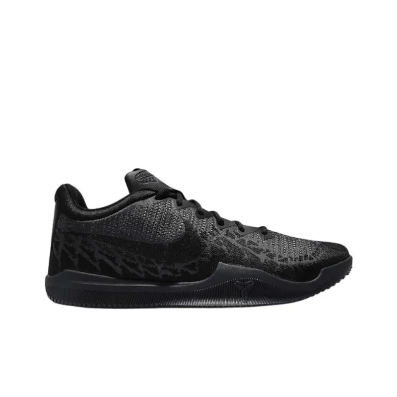 Nike Mamba Rage Anti Slip Wear Resistant Low Top Vintage Basketball Shoes Men's Black-1