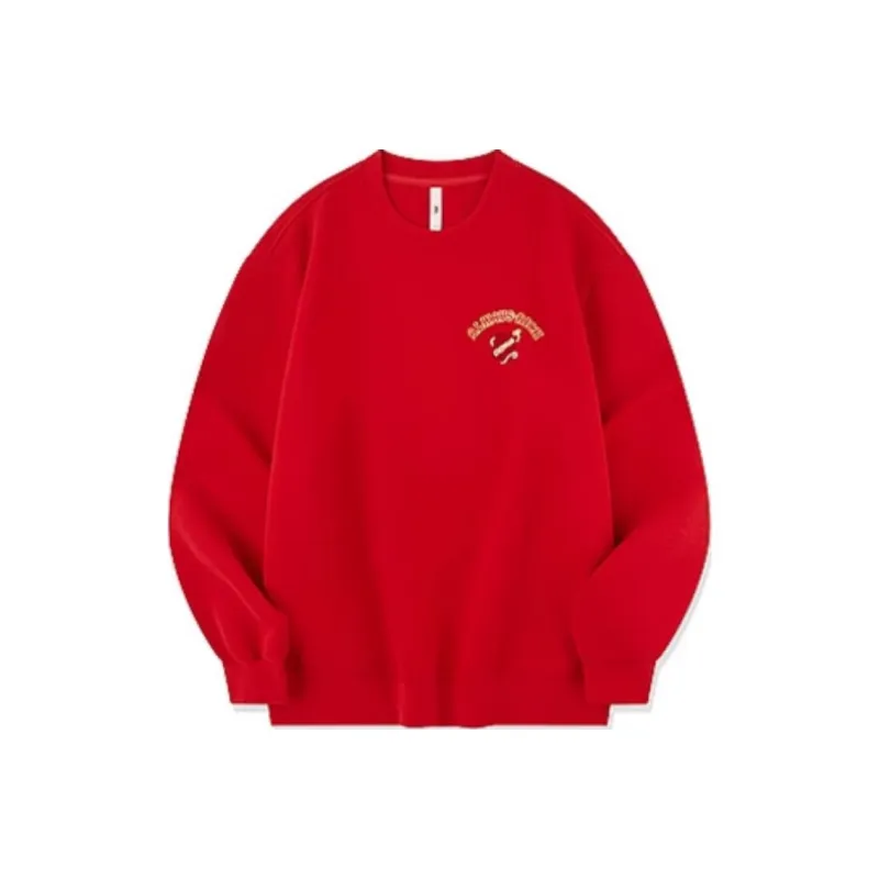 QIAODAN Sports Life Collection Sweatshirt Men's Koi Fish Red-0