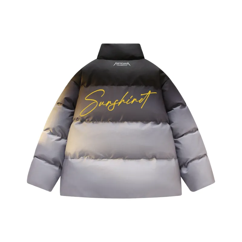 YAYA Down Jacket Unisex Pink White-14