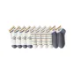 10-3 4 Ribbed Cuff Double Stripe+4 Pinstripe+2 Gray A+A