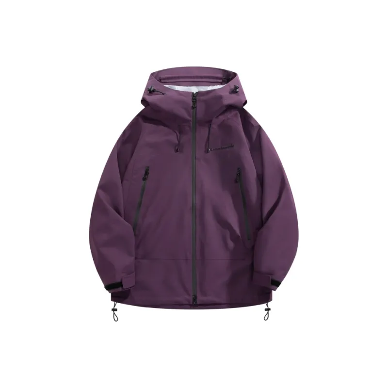LEAVELAND Water Resistant Windproof Breathable 3 in 1 Windbreaker Jacket Unisex-3