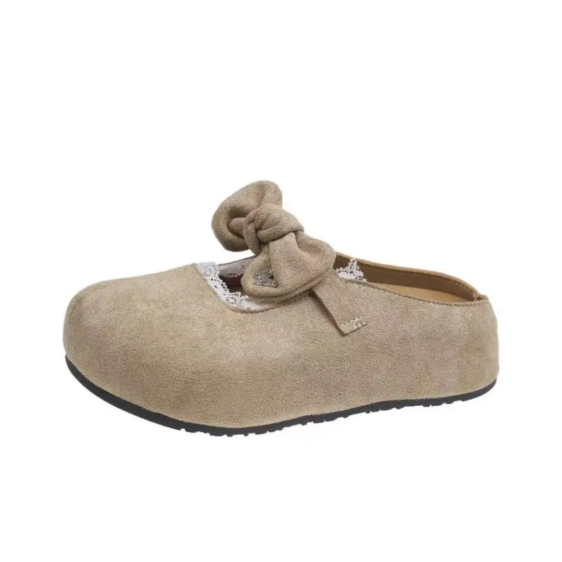 NTOZE Quiet Abrasion Resistant Closed Toe Slippers Women's-0