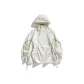 Ecru-Diagonal Zipper
