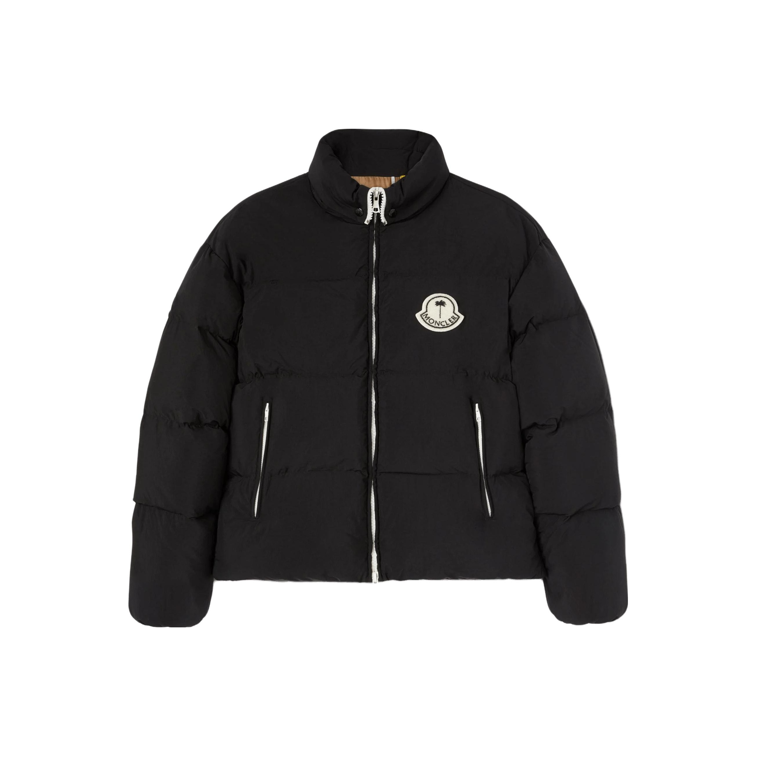 MONCLER GENIUS X Palm Angels Rodmar Short Down Jacket - POIZON