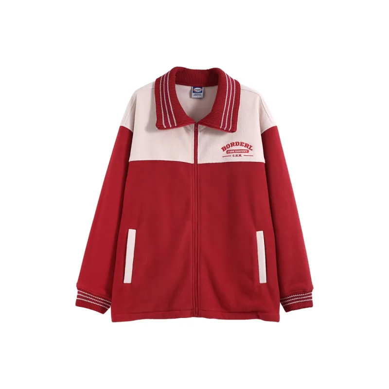 F426 Velvet Jackets Unisex Red-0