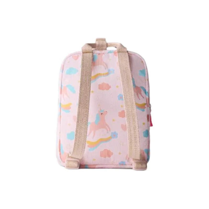 ZARA Polyamide Backpack Women's Pink-3