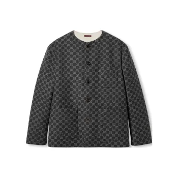 GUCCI FW24 Jackets Coats Men's Gray