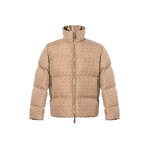 Burberry Monogram Motif Jacquard Puffer Jacket