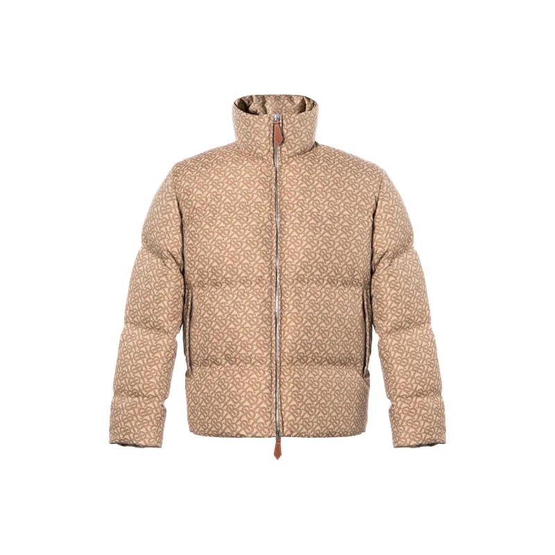 Burberry Monogram Motif Jacquard Puffer Jacket-0