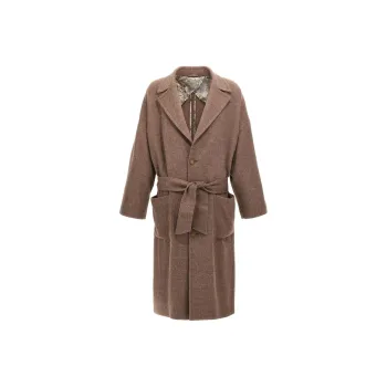 ETRO Single Breasted Belted Coat