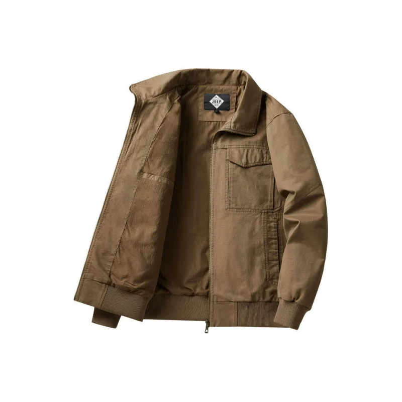 JEEP SPIRIT Jackets & Coats Unisex Army Green-4