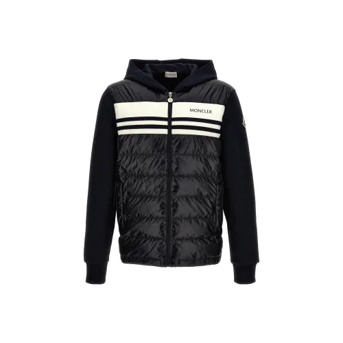 Moncler Panelled Padded Cotton Jacket