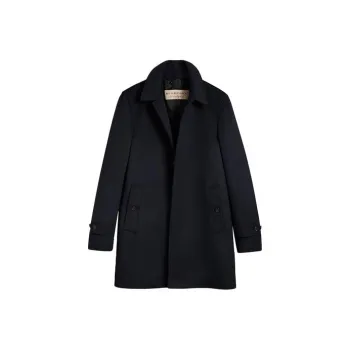 Burberry Coat Men's Marine Blue