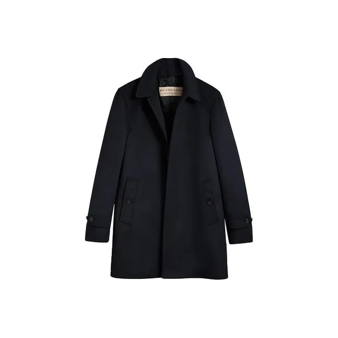 Burberry Coat Men's Marine Blue-0