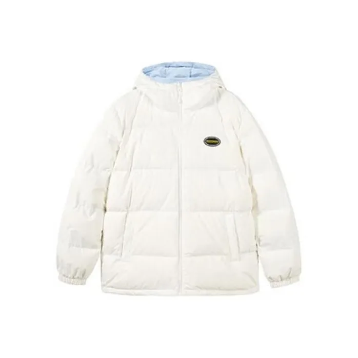 Skechers Colorful Down Jacket Unisex Marshmallow White-0
