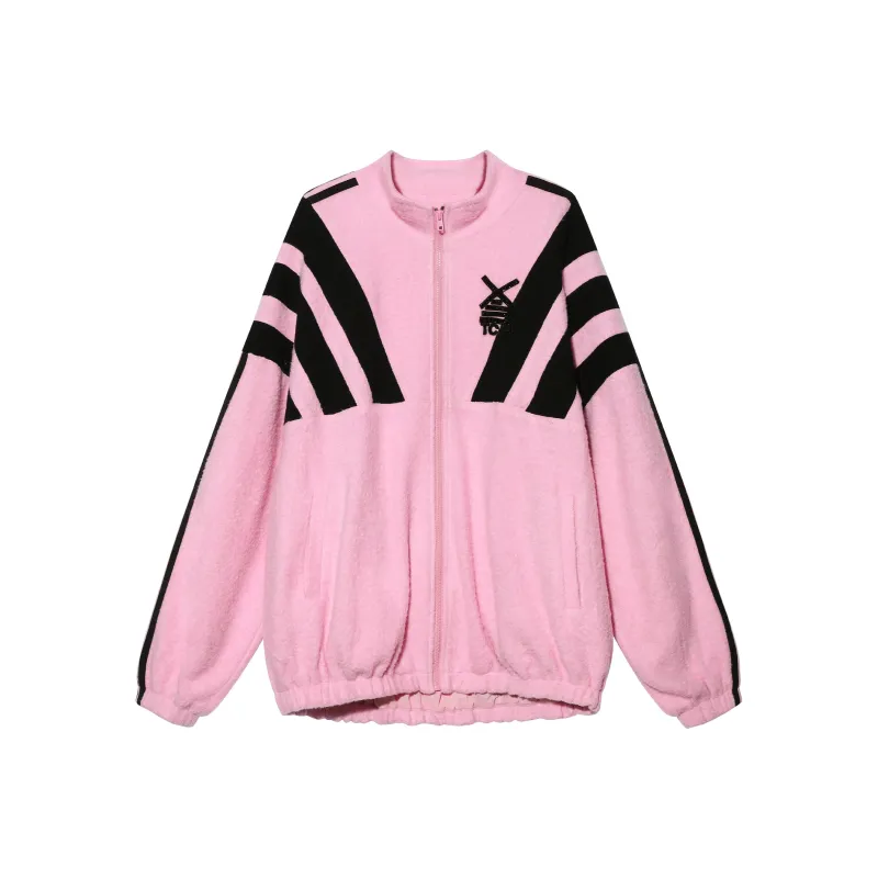 TCH FW23 Velvet feel Coat Unisex Pink-0