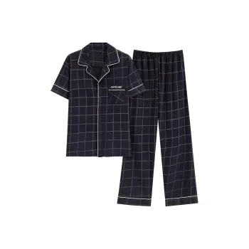MADALLO Pajama Set Men's Navy Blue