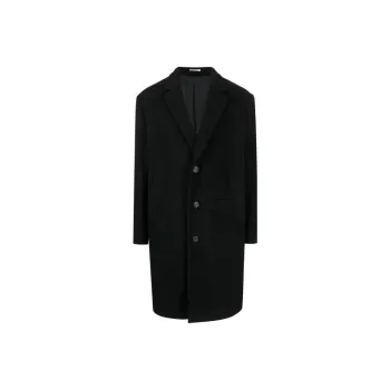 Alexander McQueen Single Breasted Long Sleeved Coat