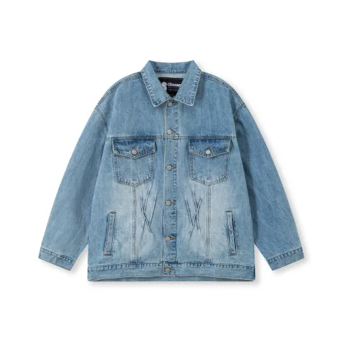 CHOUCHOUS Denim Jacket Unisex Blue