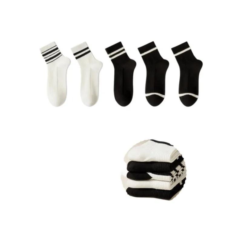 Temooues Mid Calf Socks Women's Combo Set-10
