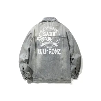 SANTASTIC Denim Jacket Men's Light Blue