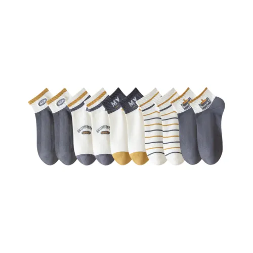 Lan Miao Ankle Socks Men's 10 Pack