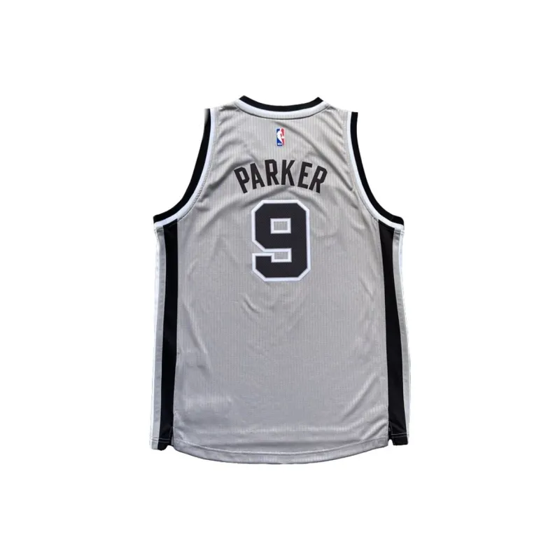 Adidas x NBA San Antonio Spurs SWINGMAN Fan Edition Basketball Jersey Unisex Gray-1