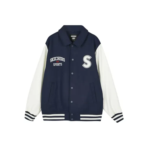 Skechers Puffer Jacket Men's Navy Blue