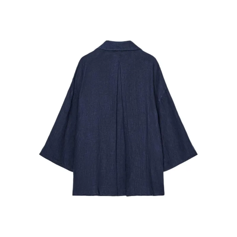ZARA ZW Series Shirt Women's Bright Blue-1